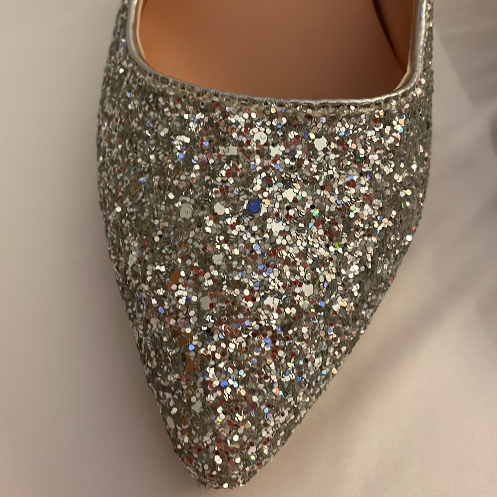 Sparkimg Silver Heels NWOT